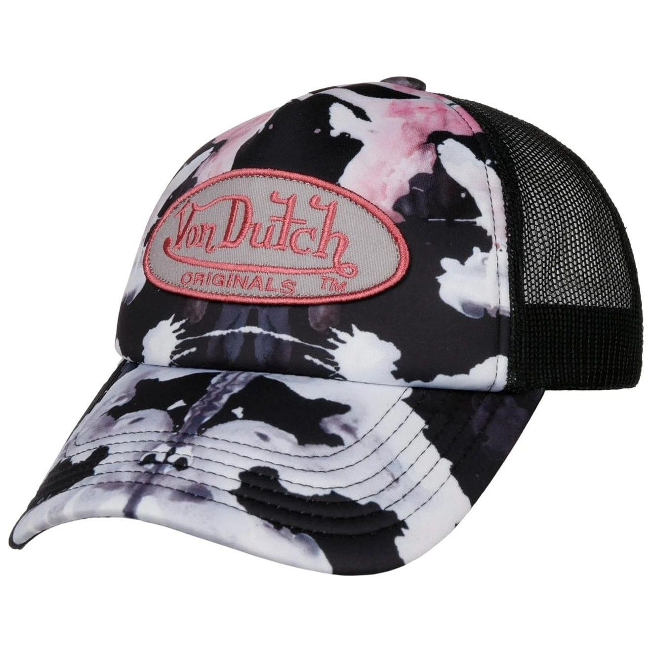 Von Dutch トラッカーキャップ グレー/緑 Von Dutch LOF CB B6 Green Adjustable Trucker Hat: Caphunters.com