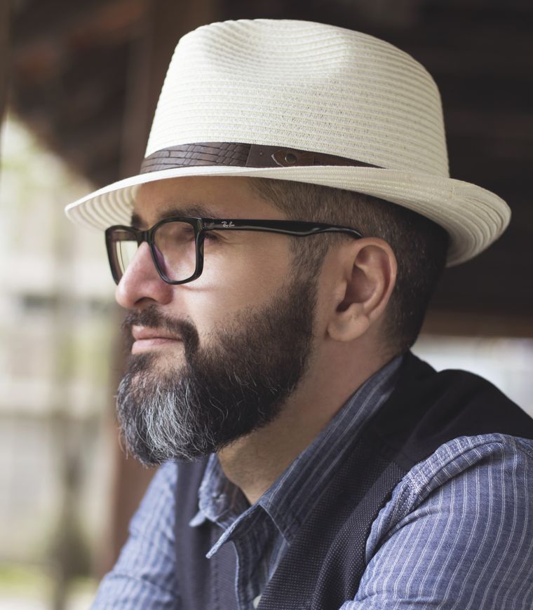 Stylish gentleman with trilby Stylish gentleman with trilby