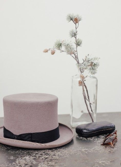 Grey top hat online