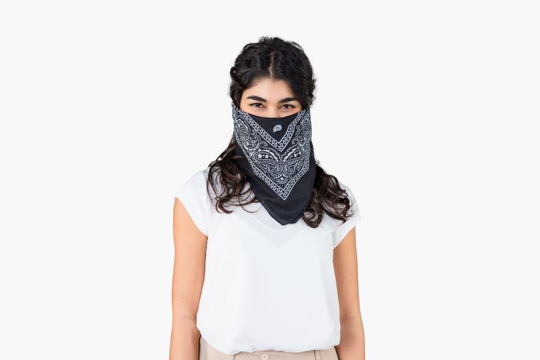 Bandana as a mouthguard Bandana as a mouthguard