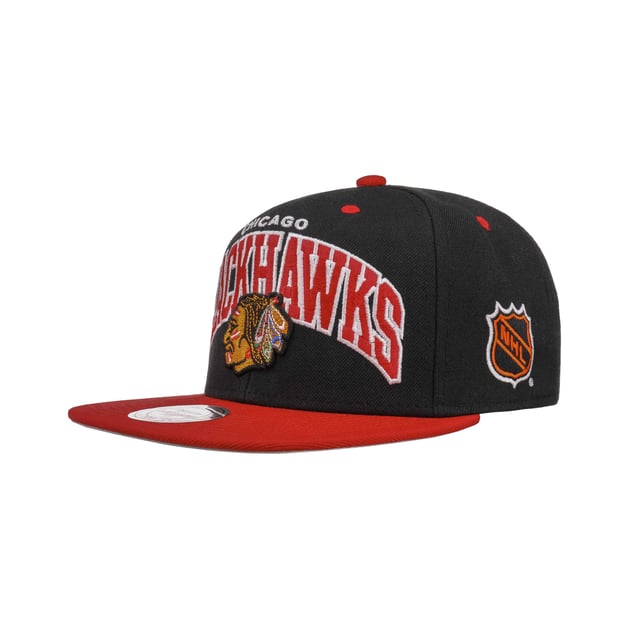 2Tone Blackhawks Cap by Mitchell Ness