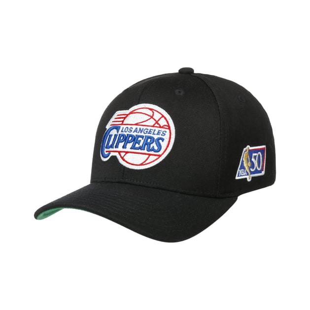 50th Anniv Patch Clippers Cap by Mitchell & Ness