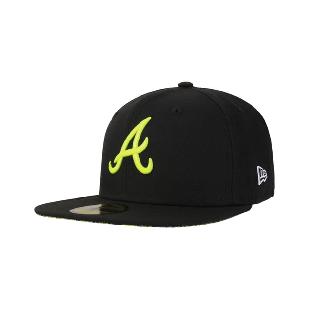 59Fifty MLB Neon Logo Braves Cap by New Era