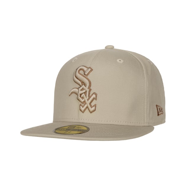 59Fifty Metallic Outline White Sox Cap by New Era