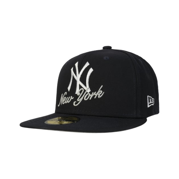 59Fifty Script Team Yankees Cap by New Era