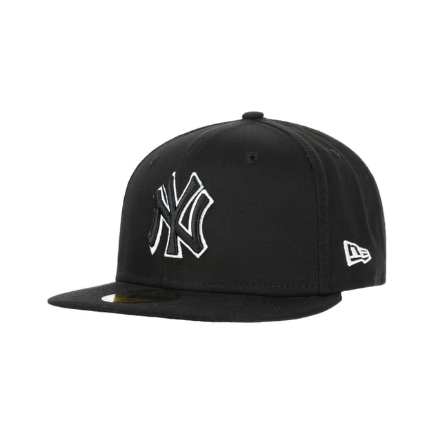 ◎New Era◎ MLB New York Yankees outline logo ball cap black New Era New York Yankees Team Outline Black 9Forty Strapback