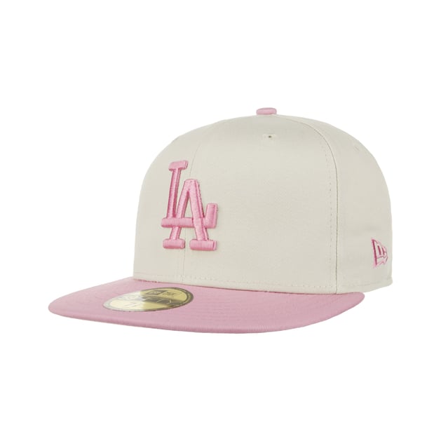 59Fifty White Crown Dodgers Cap by New Era