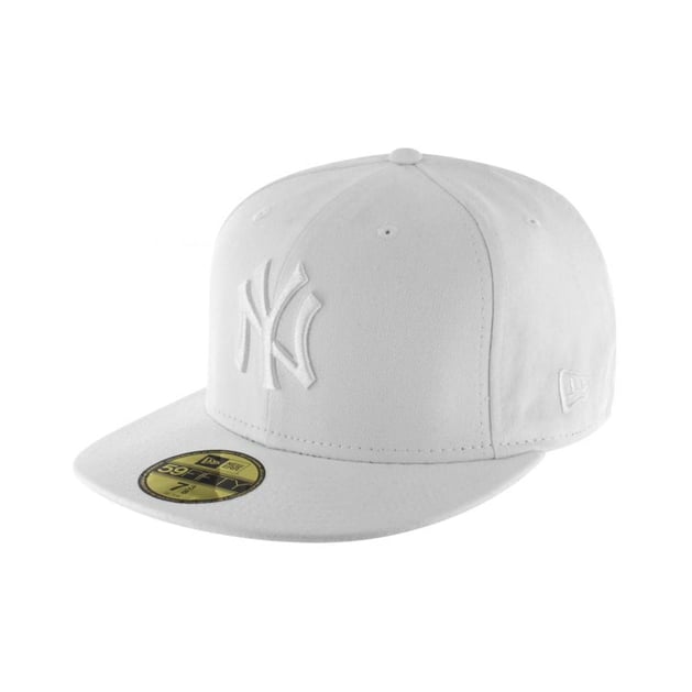 59Fifty White on White NY Cap by New Era