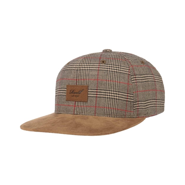 6 Panel Faux Suede Visor Cap by Reell