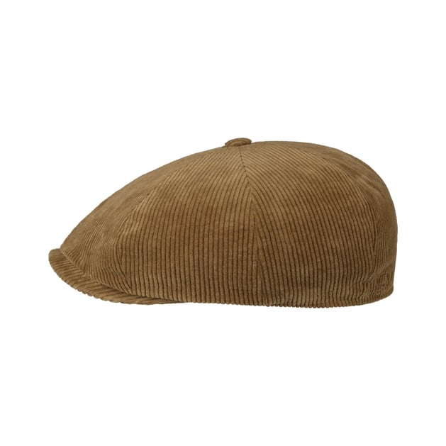 8 Panel Corduroy Vintage Flat Cap by Stetson