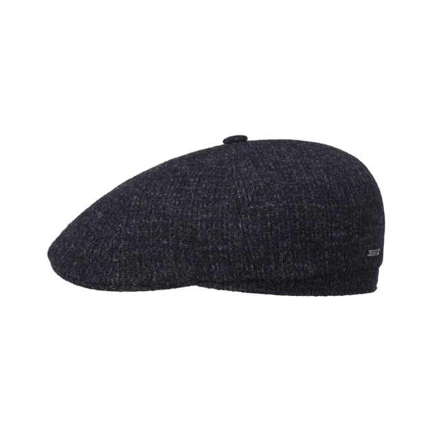 8 Panel Selton Wool Flat Cap by Stetson