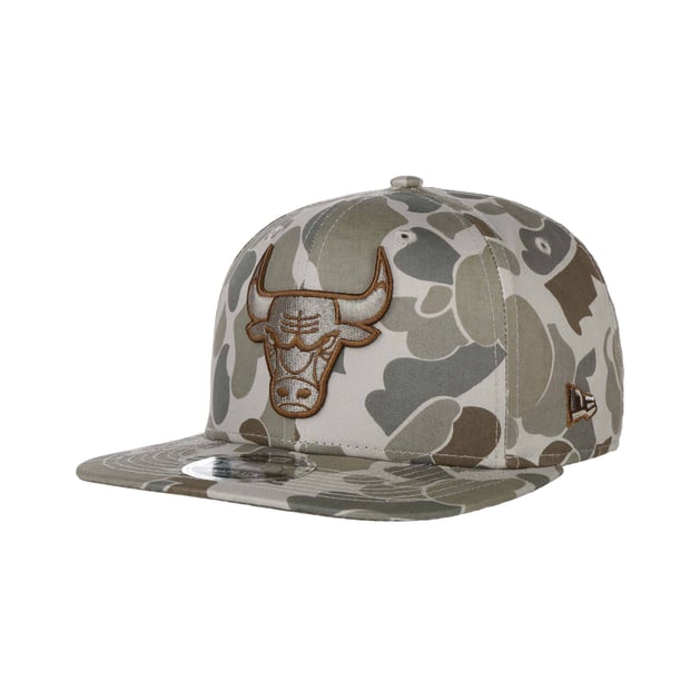 9Fifty Camo Bulls Cap by New Era