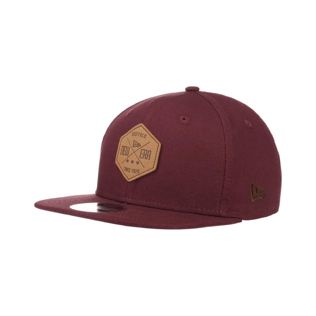 Gorra New Era 59FIFTY Con Parche Hexagonal - Colaboración Exclusiva New Era X CapSpin - Corona Heather Indigo Y Visera De Ante