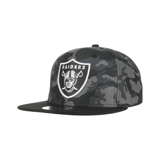 9Fifty Mesh Camo Raiders Cap by New Era