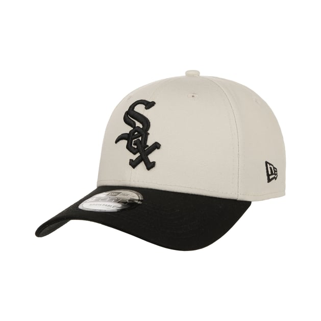 NEW ERA 9FORTY WHITE SOX CAP レザーバイザーキャップ NEW ERA - ニューエラ 9forty シカゴホワイトソックス レザーバイザー