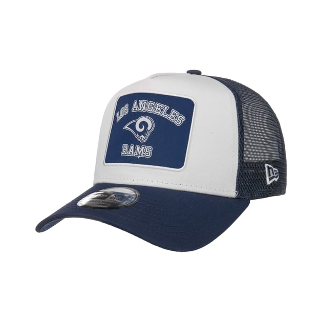 A-Frame Patch Rams Trucker Cap by New Era