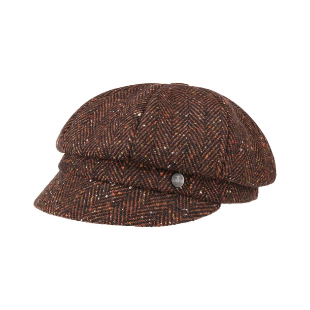 Alessia Herringbone Newsboy Cap by Lierys