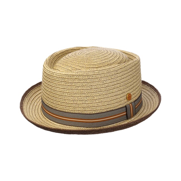 Andy Brown Pork Pie Straw Hat by Mayser