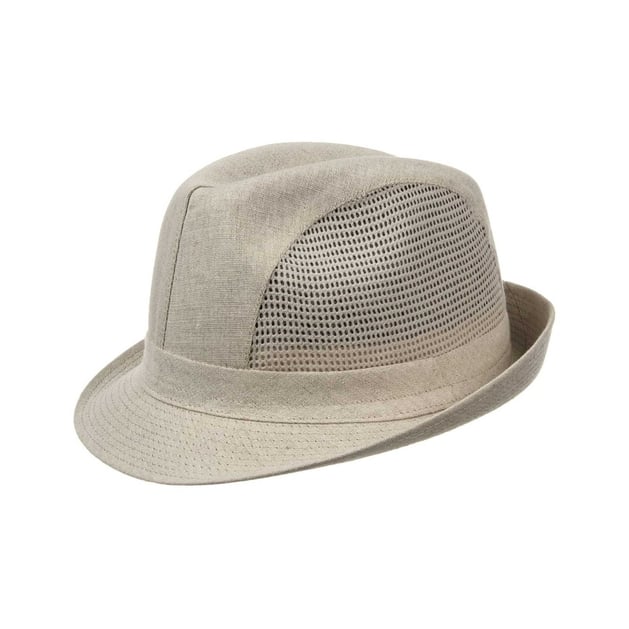 Anton Linen Hat with Mesh