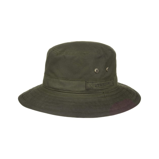 Atkins Waxed Cotton Bucket Hat by Stetson