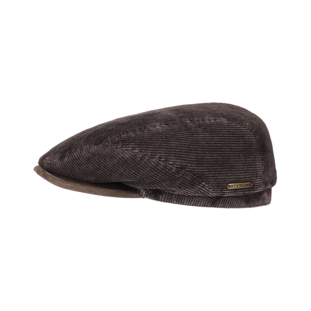 Belfast Corduroy Flat Cap by Stetson