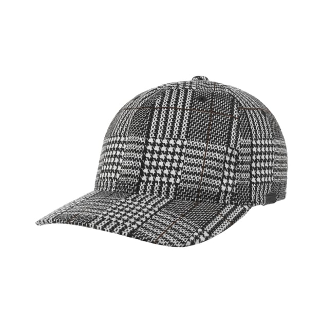 Black Plaid Flexfit Cap by Kangol