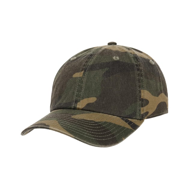 Camo Dad Hat Strapback Cap
