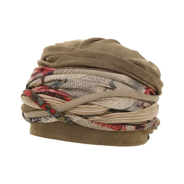 Caramel Flowerpot Turban by Christine Headwear