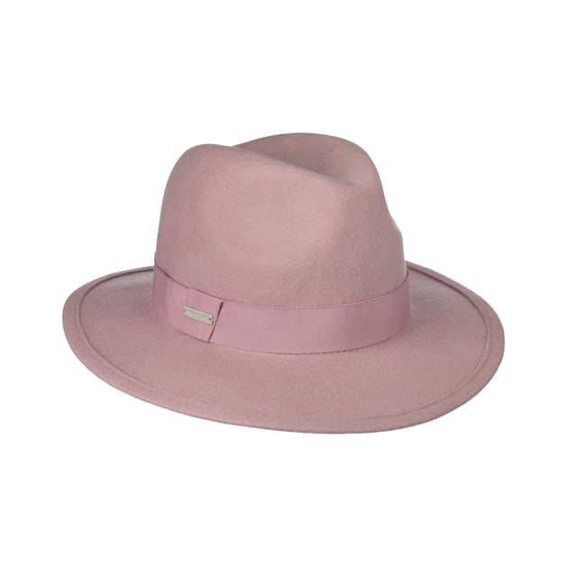 Carlena Fedora Felt Hat by Seeberger