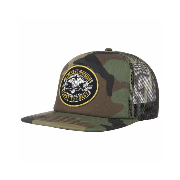 Carrier Camo Trucker Cap by Dark Seas