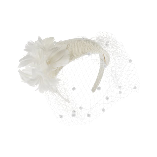 Casela Fascinator with Veil by McBURN