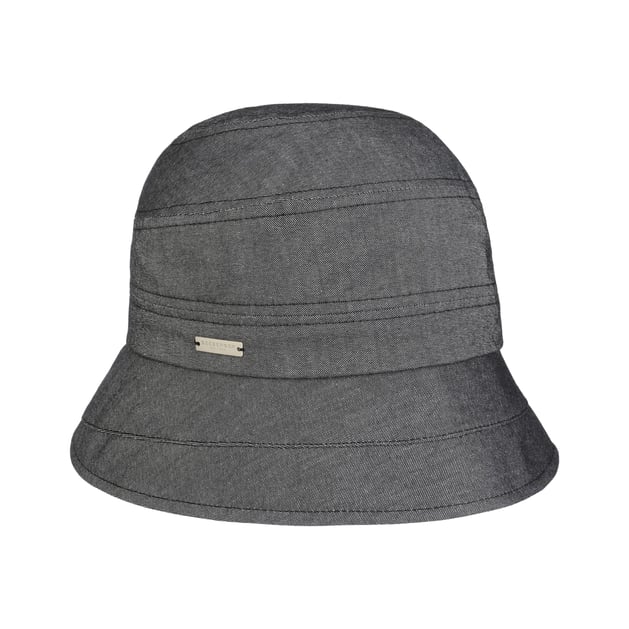 Chambray Cotton Cloche Hat by Seeberger