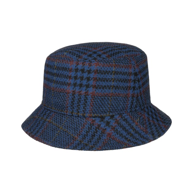 Check Bucket Wool Hat by Borsalino