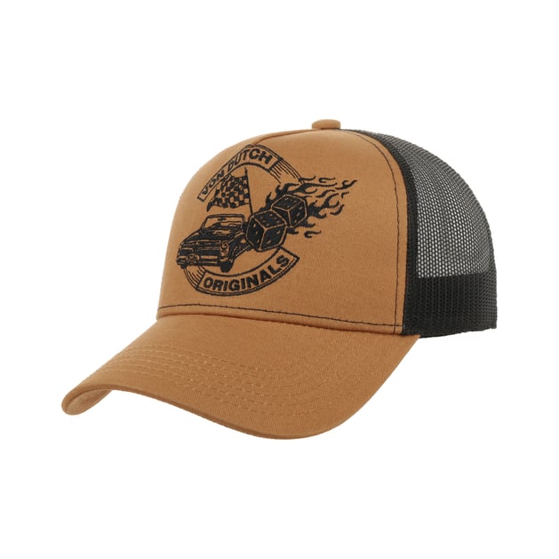 Chicago Circle Car Trucker Cap by Von Dutch