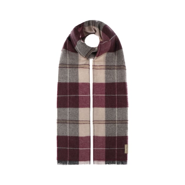 Classic Check Cashmere Scarf by Fraas --> Shop Hats, Beanies  display picture 2