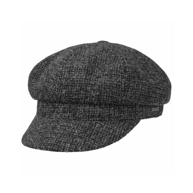 Classic Tweed Newsboy Cap by Stetson