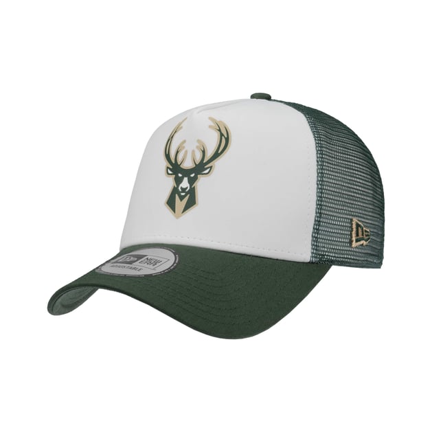 Colour Block Trucker Bucks Cap by New Era