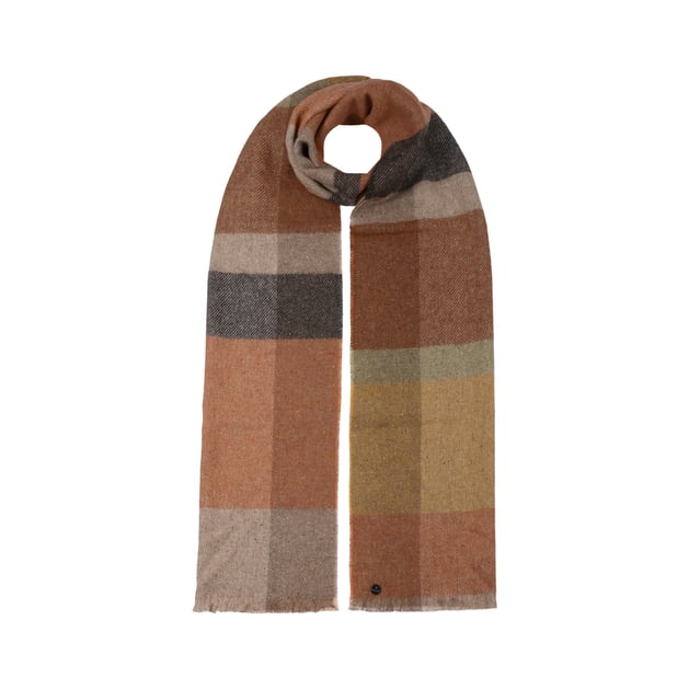 Colour Check Wool Scarf by Lierys