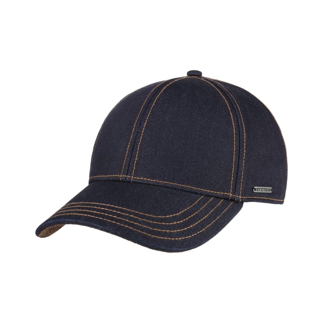 Contrast Stitch Cotton Cap by Stetson