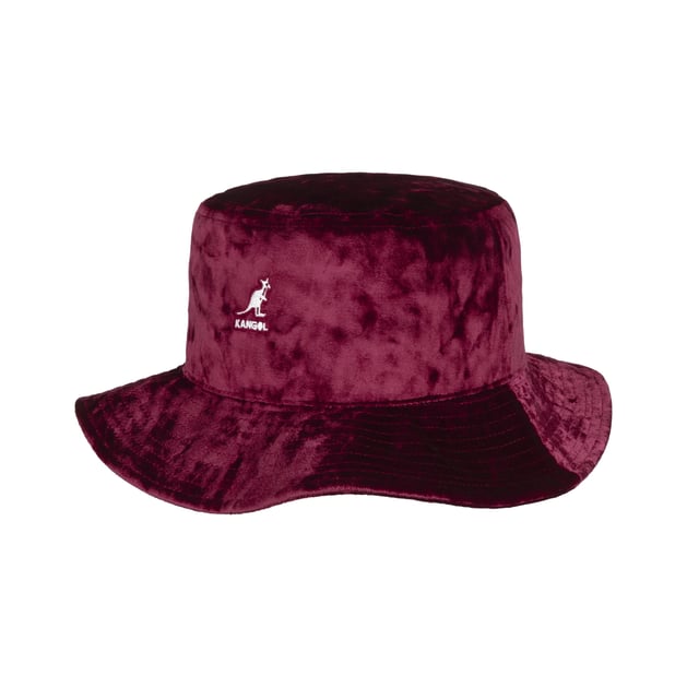 Crashed Velvet Rap Bucket Cloth Hat by Kangol --> Shop Hats