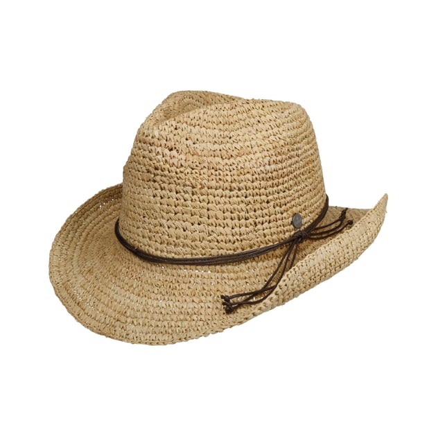 Crochet Raffia Western Hat by Lierys