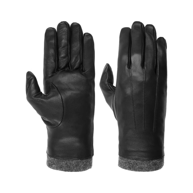 Daisy Touchscreen Leather Gloves by Pearlwood