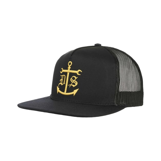 Deck Flat Brim Trucker Cap by Dark Seas