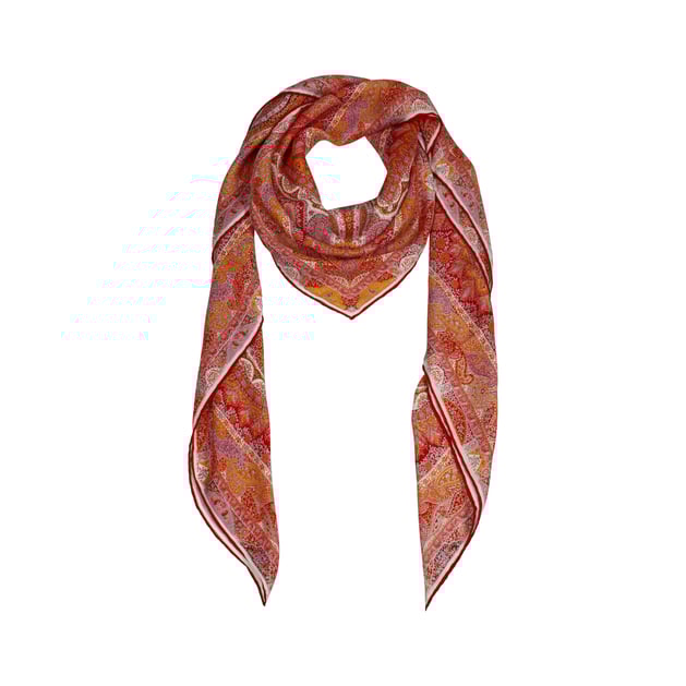 Delicate Paisley Silk Scarf by Roeckl