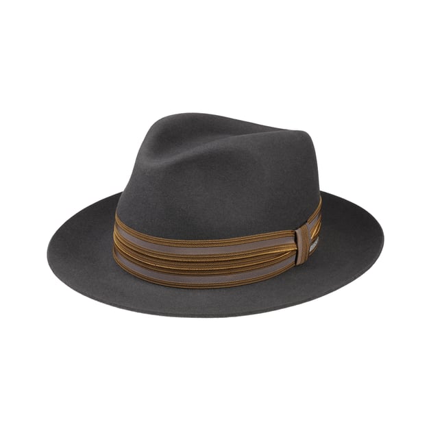 Denderson Fedora Fur Felt Hat by Stetson