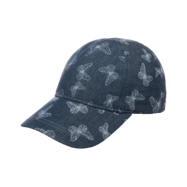 Denim Butterflies Girls Cap by maximo
