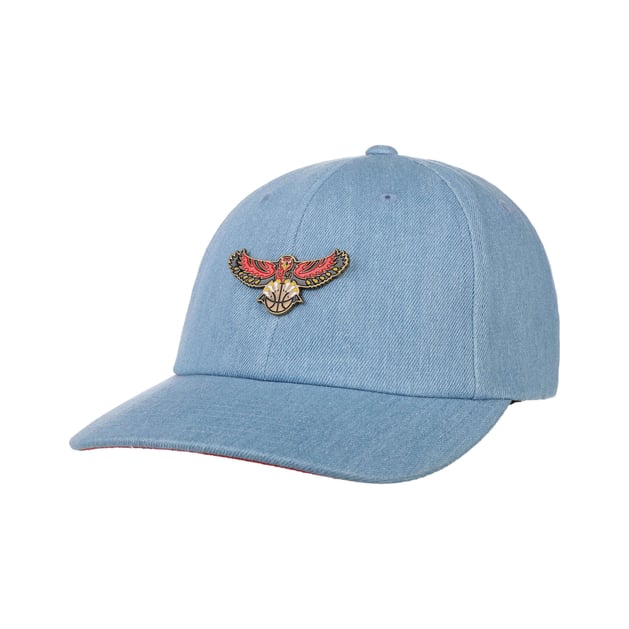 Denim HWC Hawks Cap by Mitchell & Ness