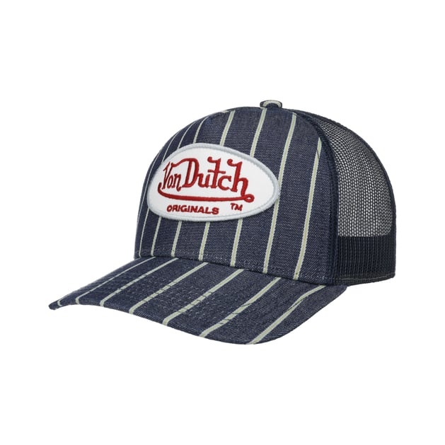 Denim Stripes Trucker Cap by Von Dutch