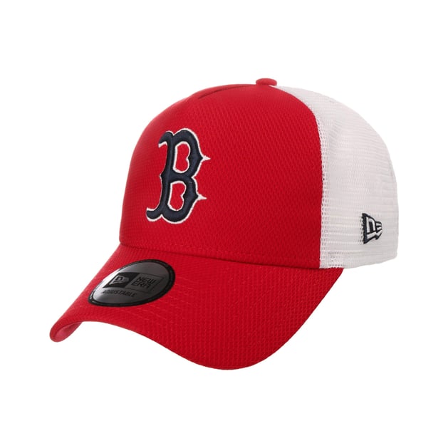 Diamond Era Red Sox Trucker Cap by New Era