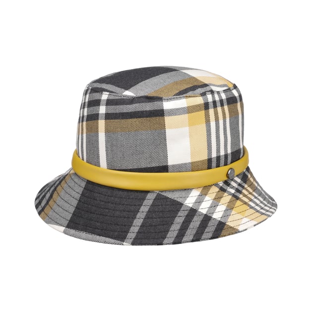 Elenora Check Bucket Cloth Hat by Lierys
